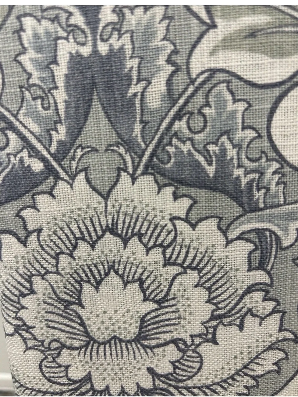 William MORRIS & Co Severne Blue Floral Cotton Tablecloth 70” Diameter ROUND